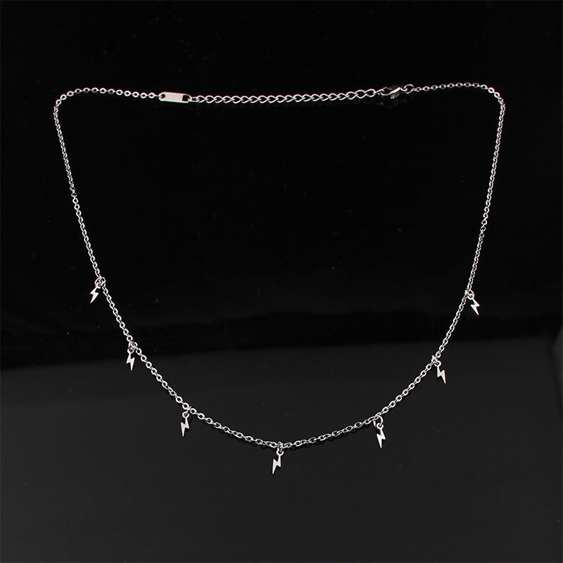 Female Stainless Steel Star Small Pendant Necklace - Chic Angle